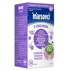 Marsovci, žvečljive tablete z inulinom - okus gozdni sadeži (30 tablet)