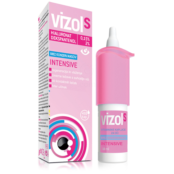 Vizol S intensive, kapljice za oči (10 ml)