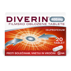 Diverin 400 mg, filmsko obložene tablete (20 tablet)