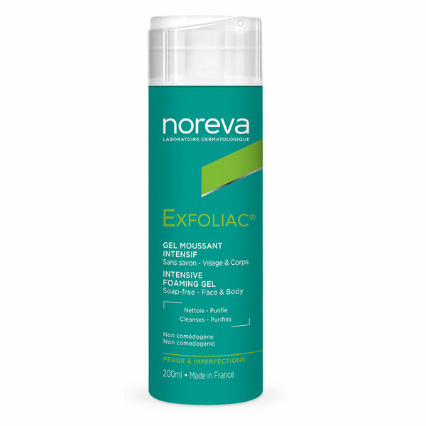 Exfoliac Noreva, peneči čistilni gel (200 ml)