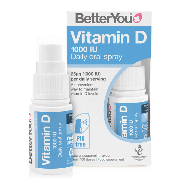 BetterYou DLux 1000 vitamin D3, pršilo (15 ml)