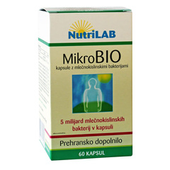 Nutrilab MikroBIO, kapsule (60 kapsul)