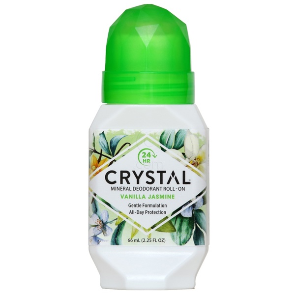 Crystal essence deo roll-on, vanilija in jasmin (66 ml)