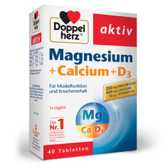 Doppelherz Aktiv Magnezij + Kalcij + D3, tablete (40 tablet)