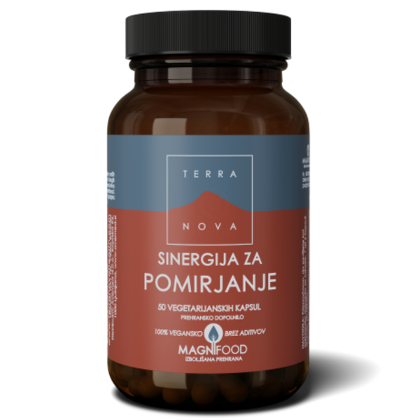 Terranova Sinergija za pomirjanje, kapsule (50 kapsul)