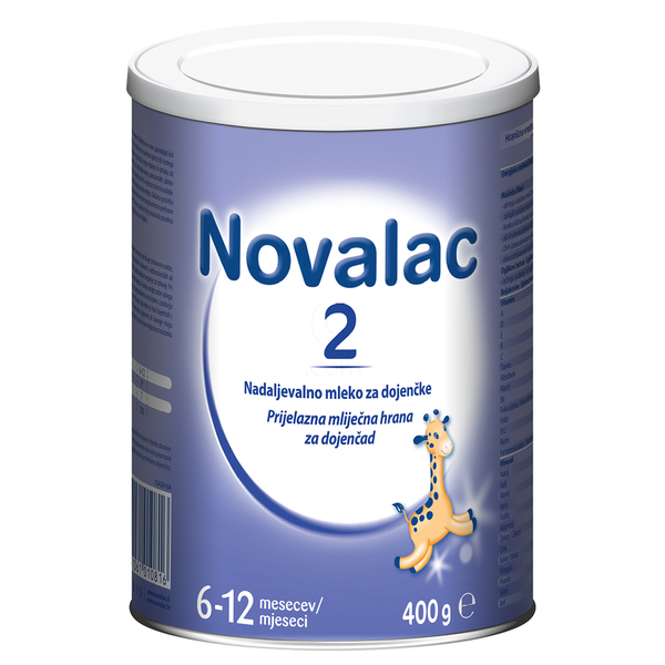 Novalac 2, nadaljevalno mleko za dojenčke - 400 g