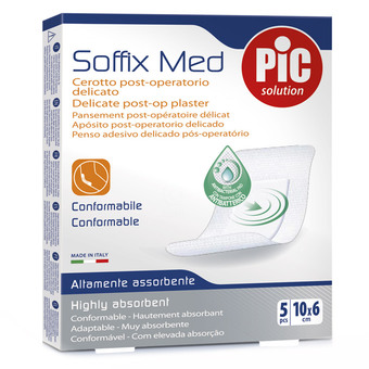 PIC Soffix Med pooperativni obliži - 10 x 6 cm