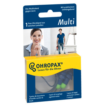 Ohropax Multi čepki za ušesa za večkratno uporabo