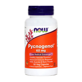 Pycnogenol 60 mg NOW kapsule