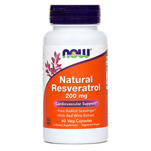 Resveratrol 200 mg NOW kapsule