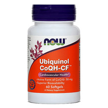 Ubiquinol CoQH-CF NOW kapsule