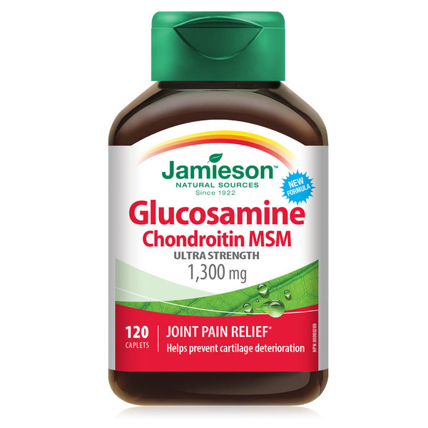 Jamieson Glukozamin, Hondrotoin in MSM, tablete (120 tablet)