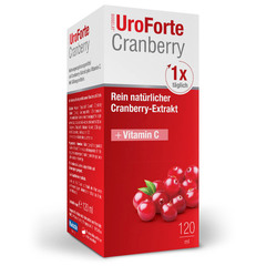 Biogelat Cranberry UroForte, tekoči izvleček (120 ml)