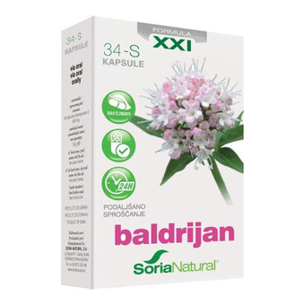 Soria Natural Baldrijan XXI kapsule s podaljšanim sproščanjem