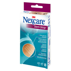 Nexcare Steri strip, trakci za brezšivno zapiranje ran (8 kosov)