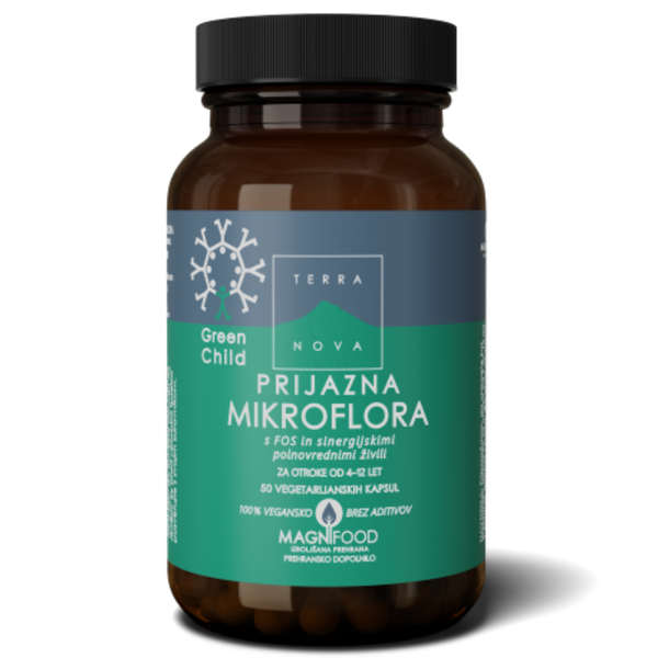 Terranova prijazna mikroflora za otroke, kapsule