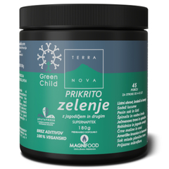 Terranova prikrito zelenje za otroke, prah za pripravo napitka (180 g)