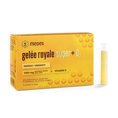 Medex Gelée Royale Super, matični mleček in vitamin D (10 x 9 ml)