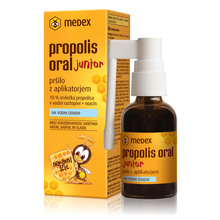 Propolis Oral Junior na vodni osnovi Medex, pršilo z aplikatorjem (30 ml)