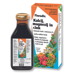 Floradix Kalcij, Magnezij in Cink, tonik