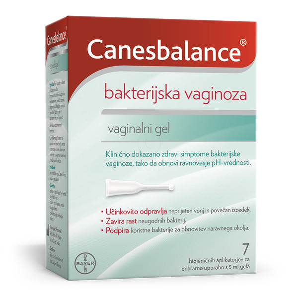 Canesbalance, vaginalni gel (7 aplikatorjev s 5 ml gela)