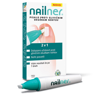 Nailner Pen 2v1, pisalo proti glivicam na nohtih