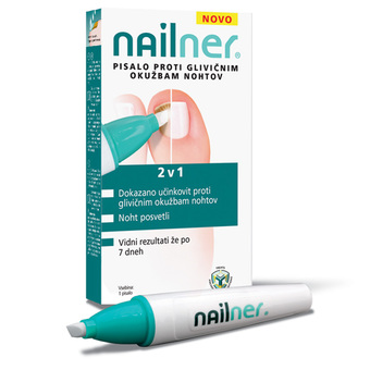Nailner Pen 2v1, pisalo proti glivicam na nohtih