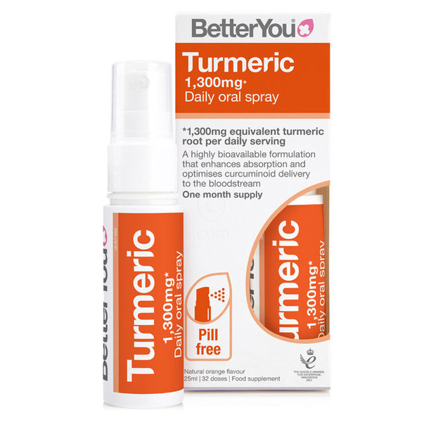 BetterYou Kurkuma, pršilo (25 ml)