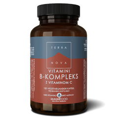 Terranova Vitamini B-kompleks z vitaminom C, 100 kapsul
