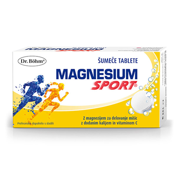 Dr. Böhm Magnesium Sport, šumeče tablete (40 tablet)