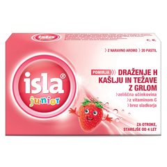 Isla Junior, pastile z okusom jagode
