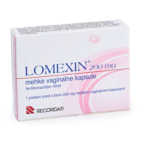 Lomexin 200 mg, vaginalne kapsule 