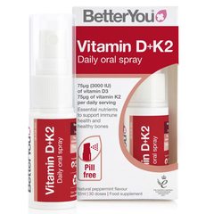 Betteryou DLux Plus, vitamin D3 in K2 v pršilu (12 ml)