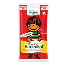 Em-eukal, otroški bonboni brez sladkorja