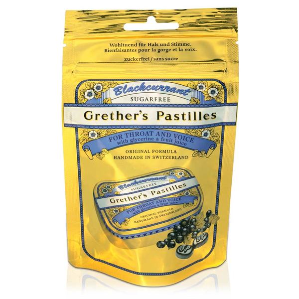 Grether's pastile črni ribez brez sladkorja, vrečka