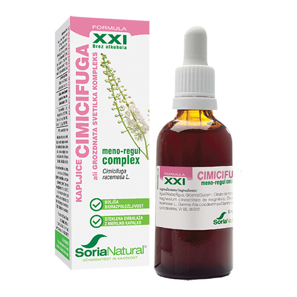 Soria Natural Cimicifuga kompleks XXI, kapljice 