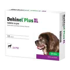 Dehinel Plus XL, tablete za pse (12 tablet)