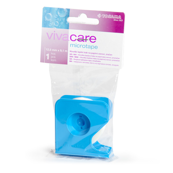 Vivacare Microtape, kirurški lepilni trak (12,5 mm x 9,1 m) 