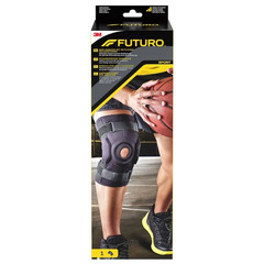 Futuro Sport, opornica za koleno s tečaji (črna)