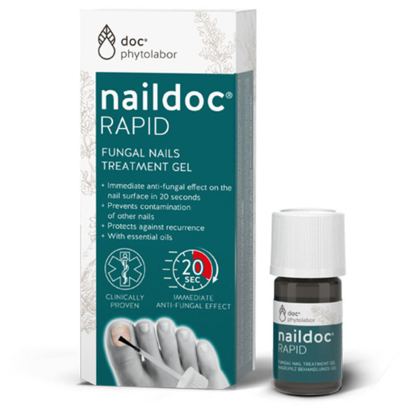 naildoc Rapid, gel za zdravljenje glivične okužbe na nohtih (5 ml)