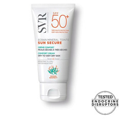 SVR Sun Secure, obarvana mineralna krema za obraz za normalno do mešano kožo - ZF 50+ (50 ml)