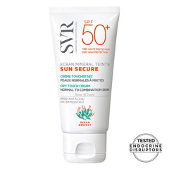SVR Sun Secure, obarvana mineralna krema za obraz za suho kožo - ZF 50+ (60 g)