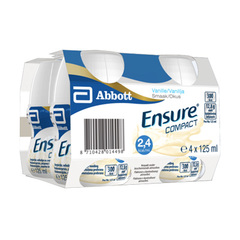 Ensure Compact, vanilija (4 x 125 ml)