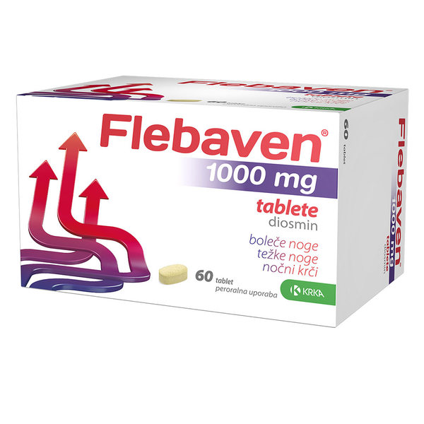 Flebaven 1000 mg, 60 tablet