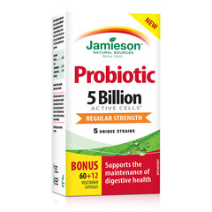Jamieson Probiotik 5 milijard, 72 vegetarijanskih kapsul