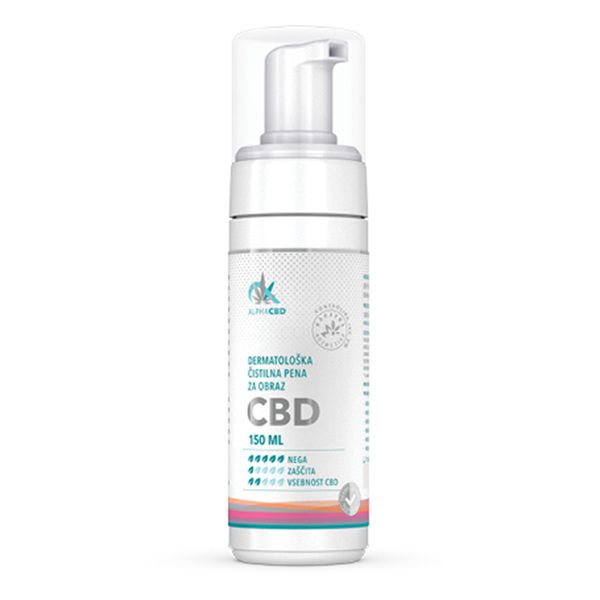 Favn Alpha CBD, dermatološka čistilna pena (150 ml)