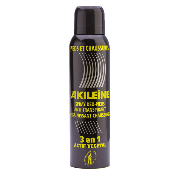 Akileine, sprej za stopala in obutev 3v1 (150 ml)