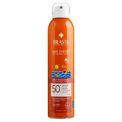 Rilastil Baby Sun System, transparentno zaščitno pršilo - ZF 50+ (200 ml)