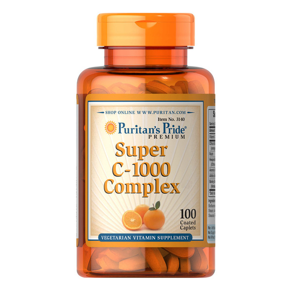 Puritan's Pride Super Vitamin C 1000 mg kompleks, 100 tablet 