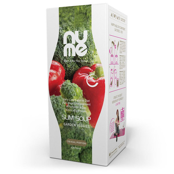 nuMe Slim Juha s kolagenom Garden Veggies